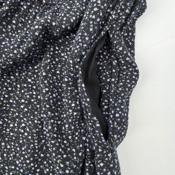 Y2K Floral Romper Black Micro Floral Grunge Slip Romper Cinched Bust Tie
Medium - Picture 6 of 9